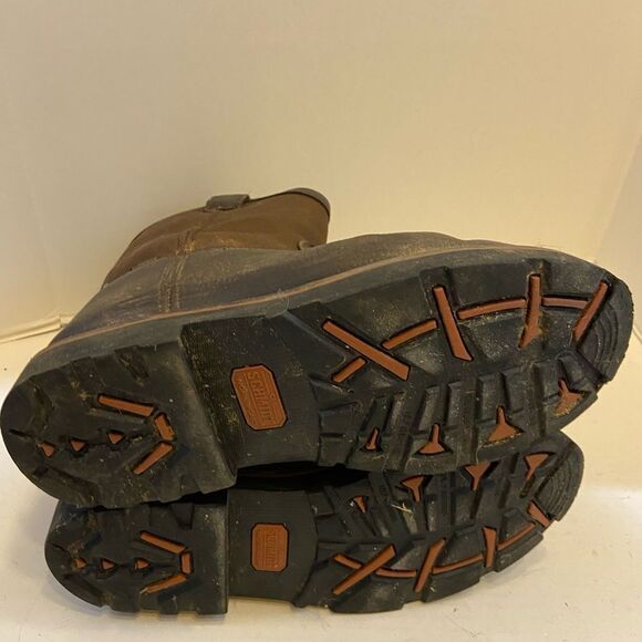CE Schmidt waterproof work boots‎ steel toe 10 wide EH brown main image 6